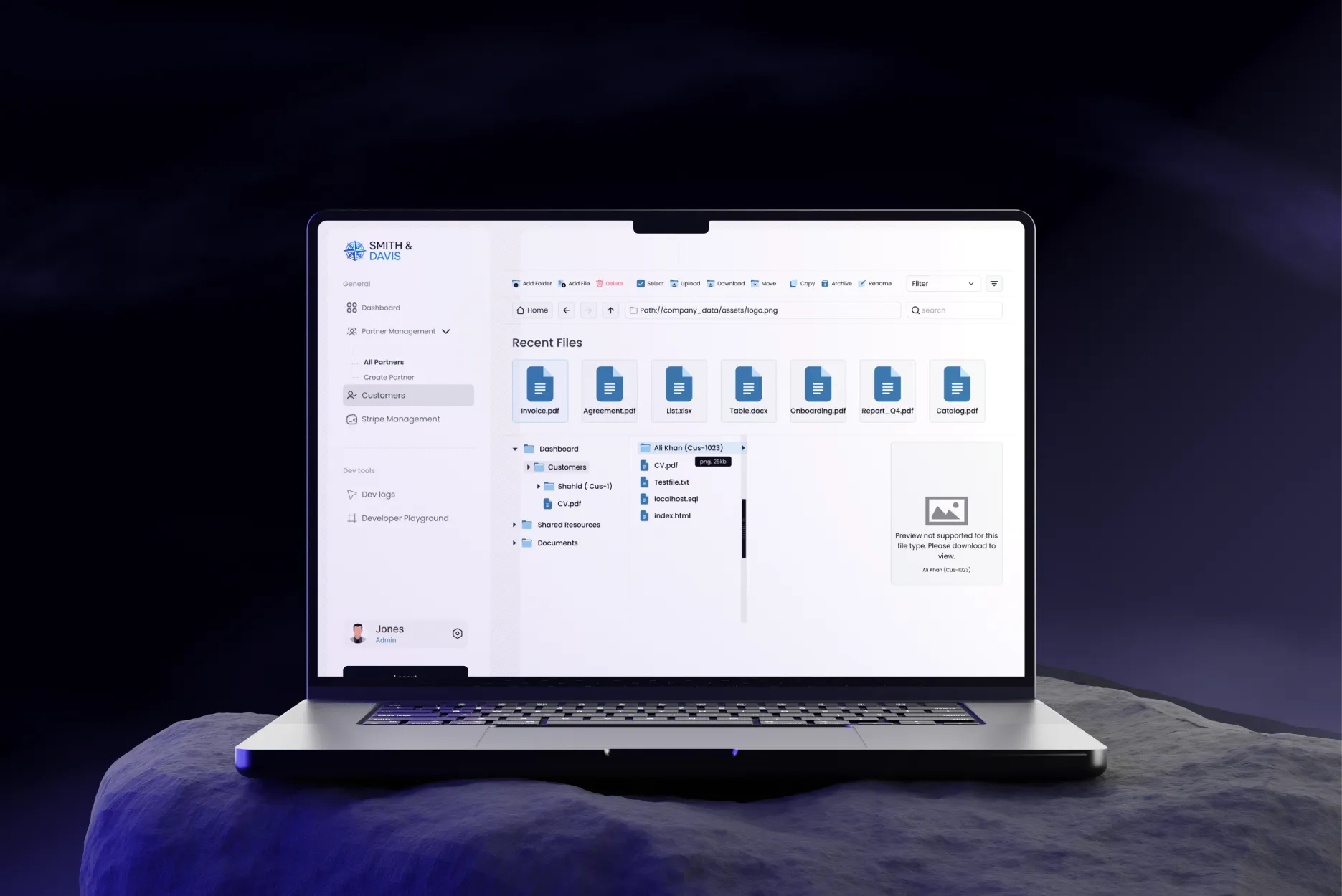 Celestial Laptop Mockup